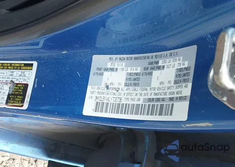 2020 Toyota Yaris Le from USA, damaged, VIN 3MYDLBYV4LY708736